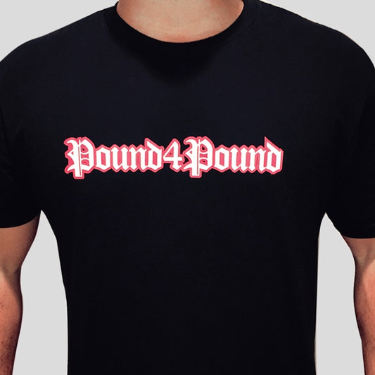 Pound4Pound T-Shirt Red and White