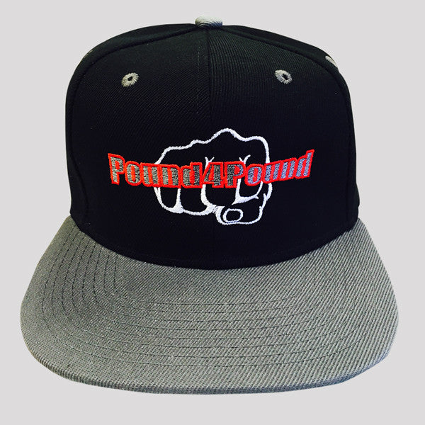 Pound4Pound Hat Black and Grey Fist